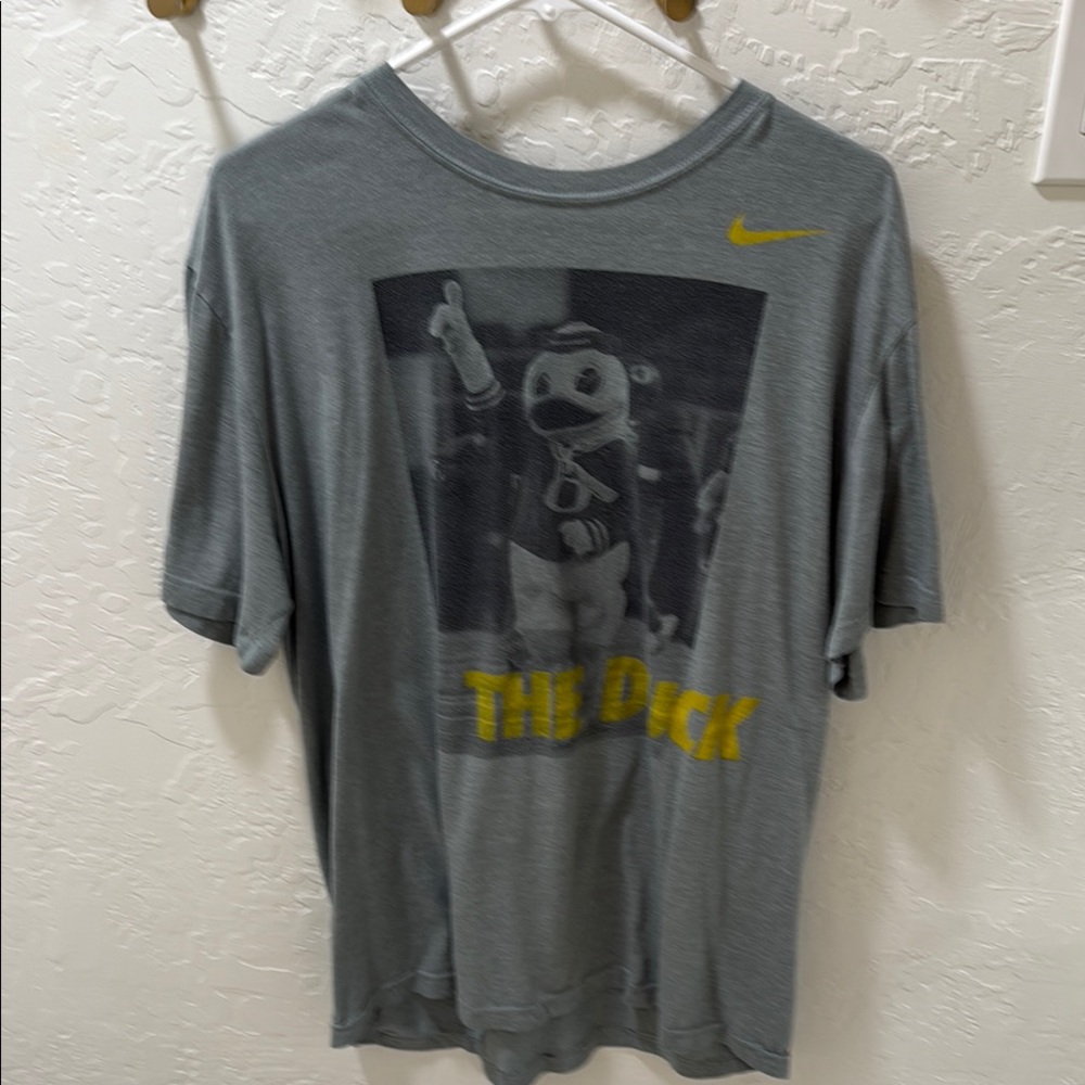 Nike Oregon Duck Gray Graphic Tee